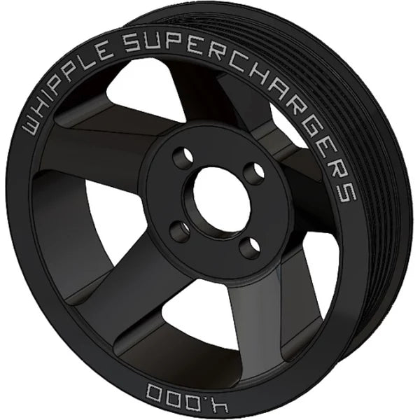 WHIPPLE - 4 BOLT 6 RIB SUPERCHARGER PULLEY