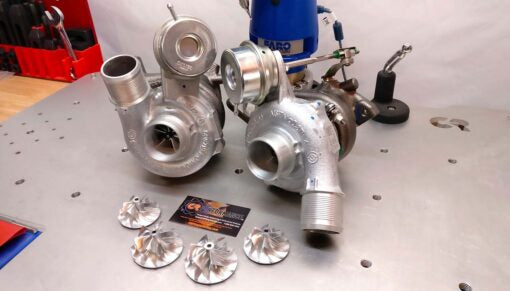 2018-2020 F-150 2.7L EcoBoost Stage 4 43mm/45mm CR 8 Blade Turbine – Upgrade Turbo Set