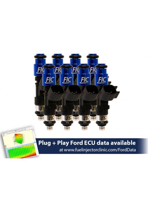 1000CC (95 LBS/HR AT 58 PSI FUEL PRESSURE) FIC FUEL INJECTOR CLINIC INJECTOR SET FOR FORD F150 (2004+) FORD LIGHTNING (1999-2004) INJECTOR SETS