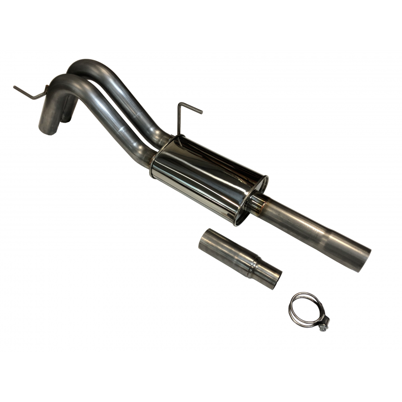 SPD 2011-2014 F150 3.5L & 5.0L Off-road Axle Dump Dual Exit 304SS Cat Back Exhaust Kit